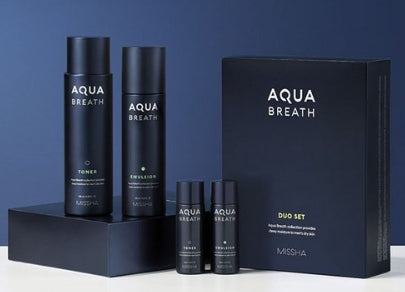 [MEN] MISSHA For Men Aqua Breath Set (4 Items) from Korea