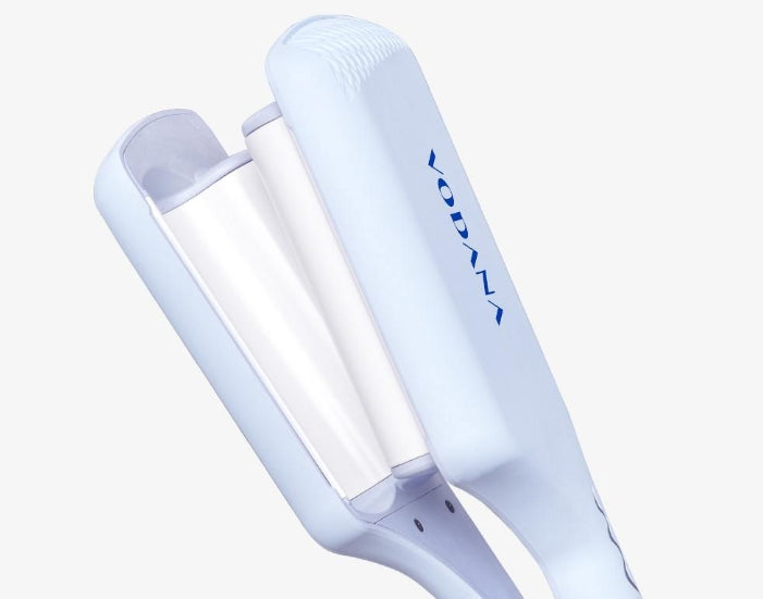 VODANA Triple Flow Wave Iron 40mm, Creamy Blue from Korea_H by VODANA