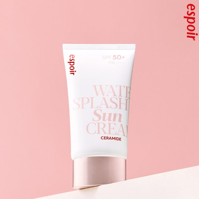 2 x espoir Water Splash Ceramide Sun Cream 60ml SPF50+ PA++++ from Korea by espoir