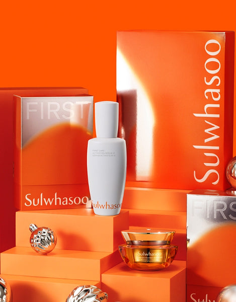 [Holiday Edition] Sulwhasoo First Care Activating Serum 6 Generation 90ml Set (3 Items) + Samples (4 Items) from Korea