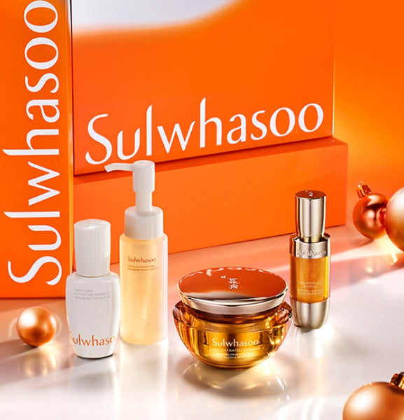 [Holiday Edition] Sulwhasoo Concentrated Ginseng Renewing Cream EX Classic Set (4 Items) + Samples(6 Items) from Korea