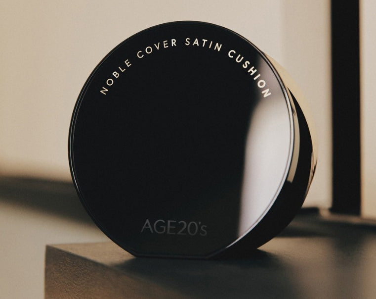 AGE 20's Noble Cover Satin Cushion Pack (Main+Refill), 2 Colours, SPF40 / PA+++ from Korea by AGE 20's