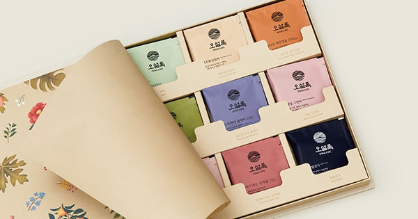 OSULLOC Secret Tea Story Gift Set, 27 Count (3 x 9 Flavors), from Korea_KT