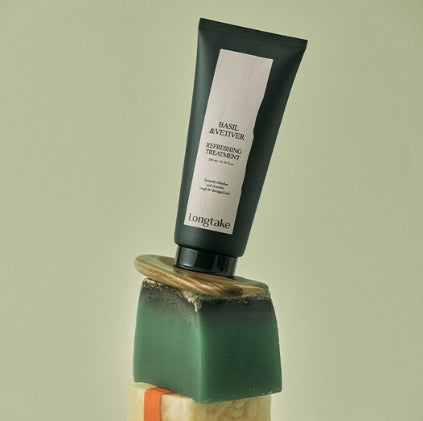 LONGTAKE Basil & Vetiver Refreshing Treatment 200ml from Korea by Longtake