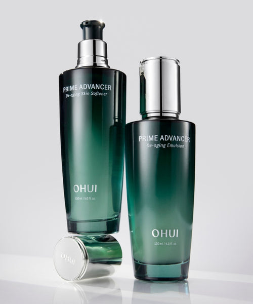 O HUI Prime Advancer De-aging Skin Softener 150ml + Emulsion 130ml from Korea by O HUI