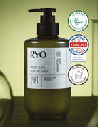 2 x Ryo ROOT:GEN for Women Root Volumizing Hair Loss Care Shampoo 515ml from Korea by Ryo