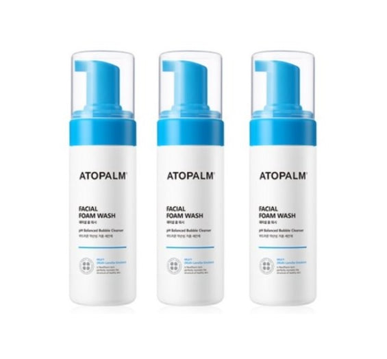 3 x ATOPALM Facial Foam Wash 150ml from Korea by ATOPALM