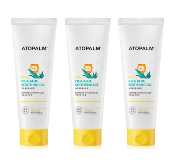 3 x ATOPALM Kids Cica Aloe Soothing Gel 250ml from Korea by ATOPALM