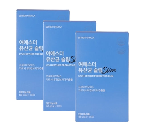 3 x ESTHER FORMULA Probiotics Slim, 30 Packets from Korea