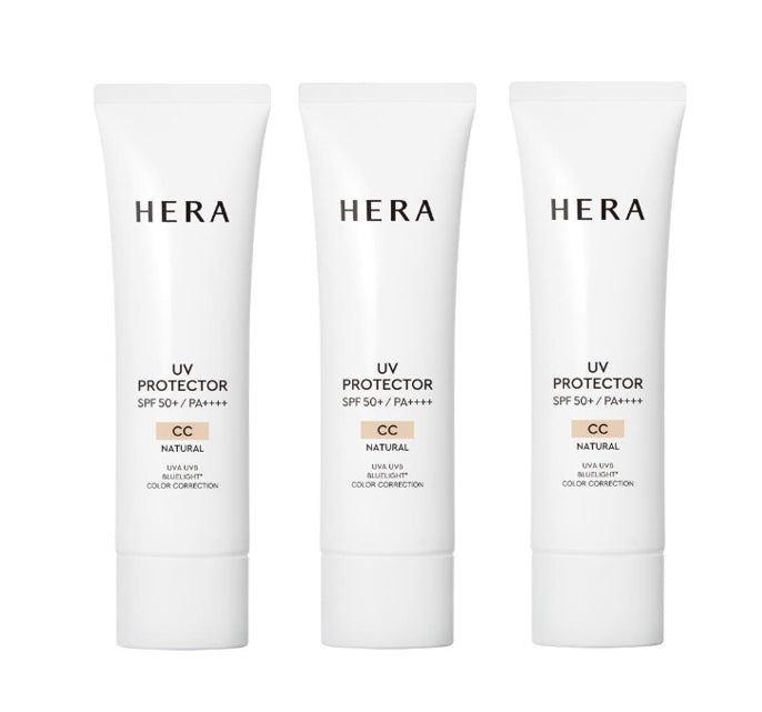 HERA UV Protector Tone Up 50 מ"ל מקוריאה + דוגמה (2 פריטים)