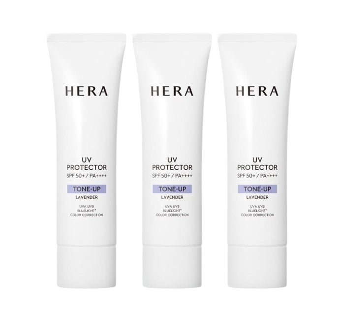 HERA UV Protector Tone Up 50 מ"ל מקוריאה + דוגמה (2 פריטים)