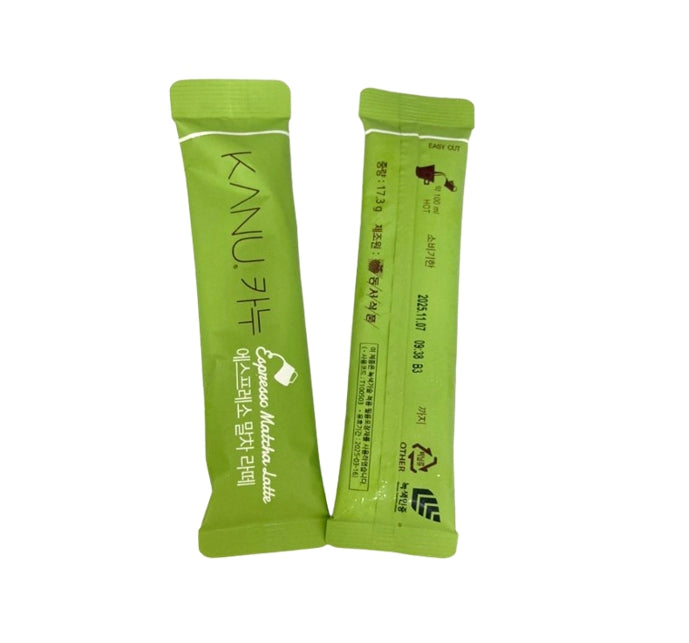 3 x KANU Espresso Matcha Latte 24 Sticks – Korean Instant Coffee from Korea by KANU