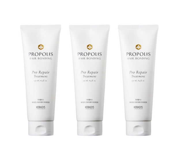 3 x Kerasys Propolis Hair Bonding Pro Repair Treatment 250ml from Korea by Kerasys