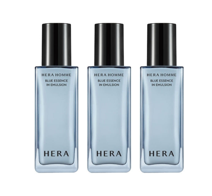 3 x [MEN] HERA Homme Blue Essence in Emulsion 110ml + Sample (1 Item) from Korea