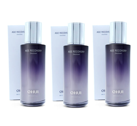 3 x O HUI Age Recovery Emulsion 140ml from Korea