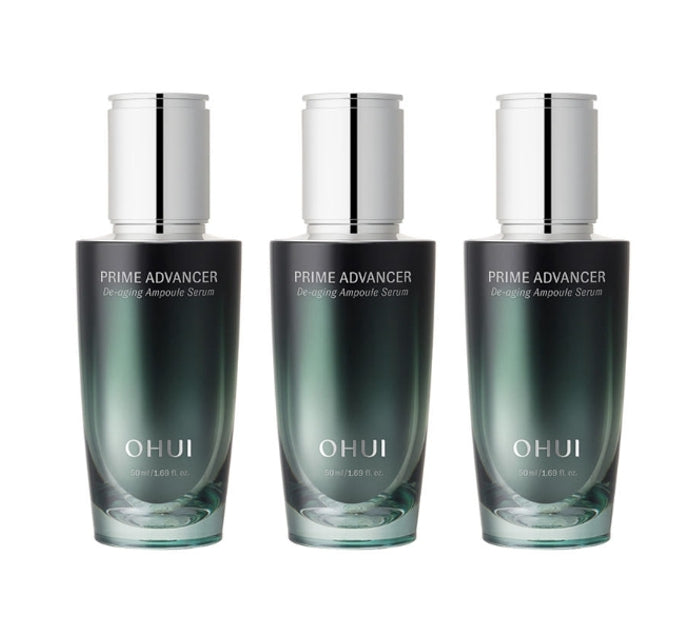 3 x O HUI Prime Advancer De-aging Ampoule Serum 50ml from Korea