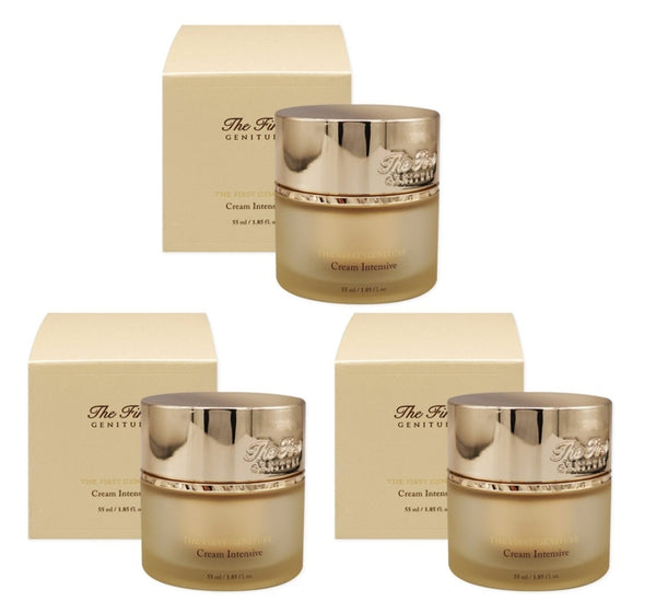 3 x O HUI The first Geniture Cream Intensive 55ml Premium Anti-Aging Moisturizer from Korea