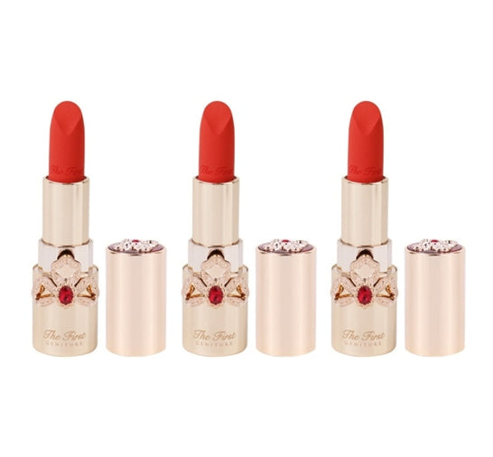 3 x O HUI The first Geniture Lip Stick 5 Colours 3.2g from Korea