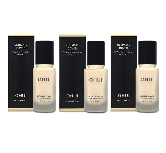 2 x O HUI Ultimate Cover Perfecting Foundation 30 מ"ל 4 צבעים מקוריאה