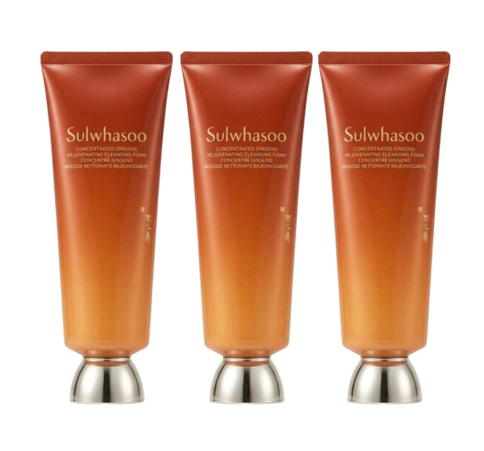 3 x Sulwhasoo Concentrated Ginseng Rejuvenating Cleansing Foam 150g