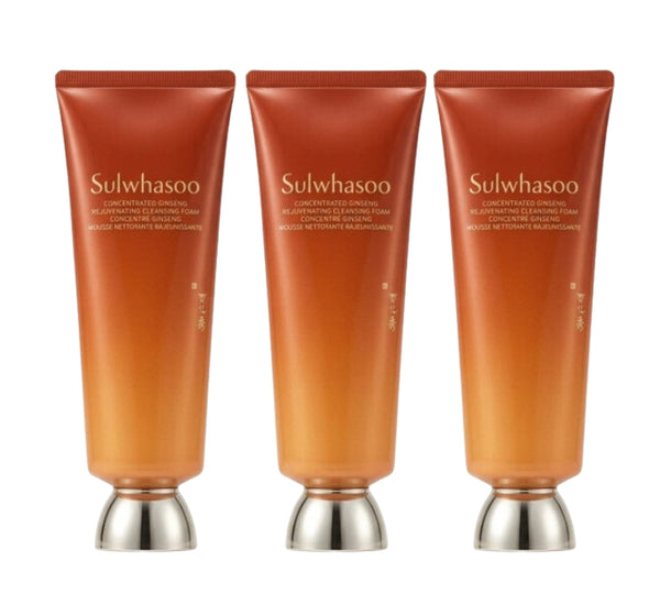 3 x Sulwhasoo Concentrated Ginseng Rejuvenating Cleansing Foam 150g