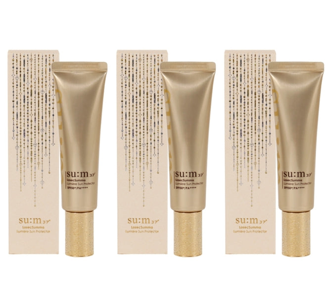 3 x Su:m37 LosecSumma Lumiere Sun Protector SPE50+ PA++++ 50ml from Korea
