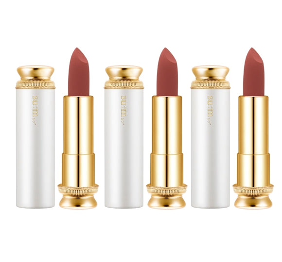 3 x Su:m37 LosecSumma Velvet Lipstick 3.6g, 3 Colours from Korea