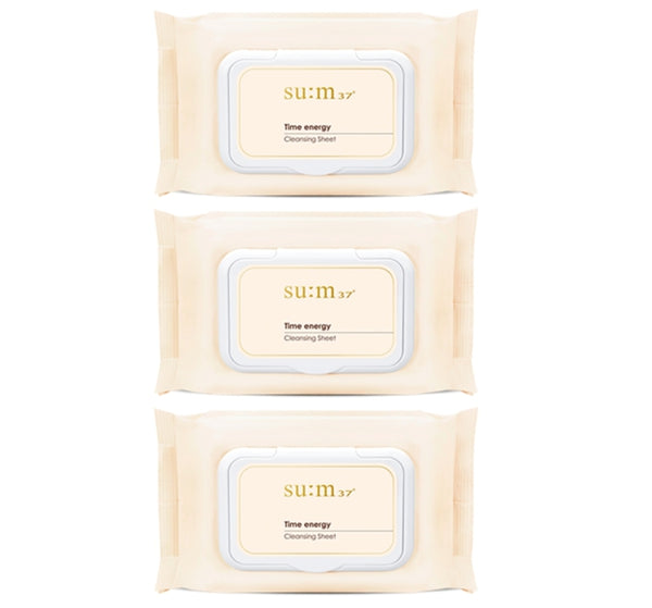 2 x Su:m37 Time Energy Reinigungsblätter, je 50 Stück, aus Korea