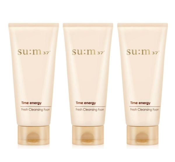 2 x Su:m37 Time Energy Fresh Cleansing Foam 200 מ"ל מקוריאה