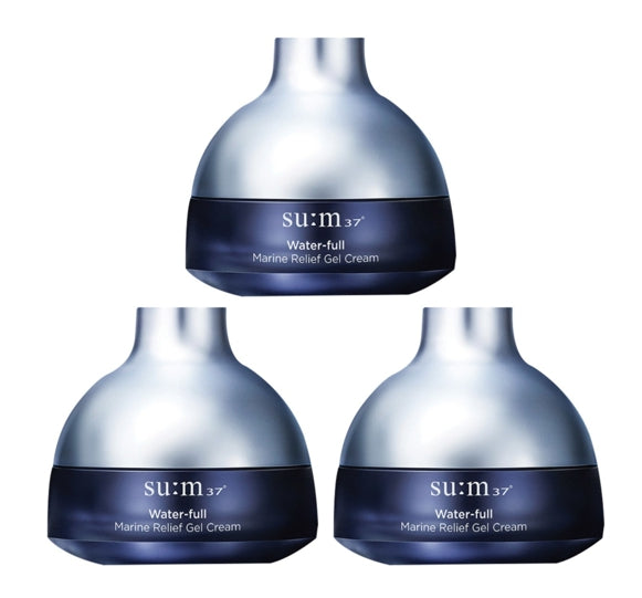 3 x Su:m37 Water-full Marine Relief Gel Cream 50ml from Korea