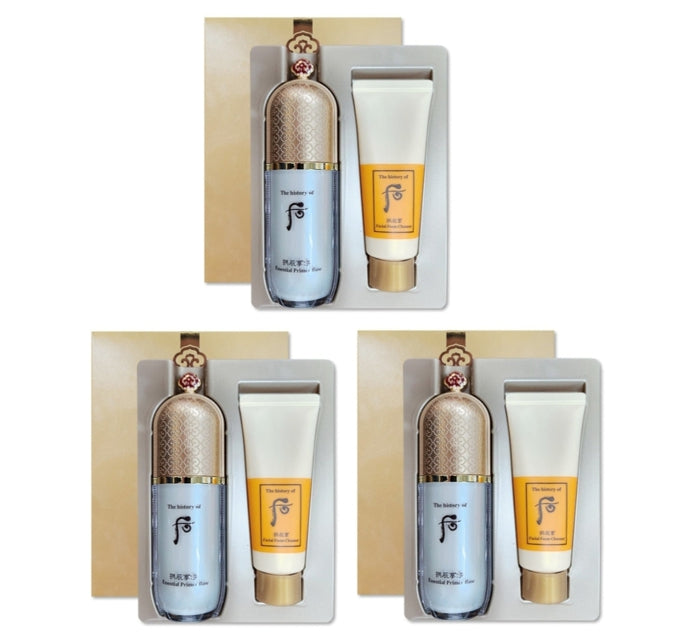 3 x The History of Whoo Gongjinhyang:Mi Essential Primer Base Set (2 Items) Aug. 2026 from Korea