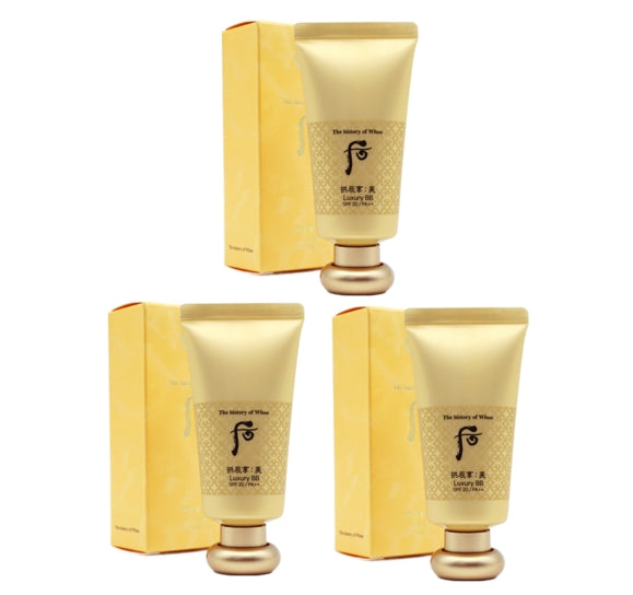 3 x The History of Whoo Gongjinhyang:Mi Luxury BB Cream 45ml from Korea