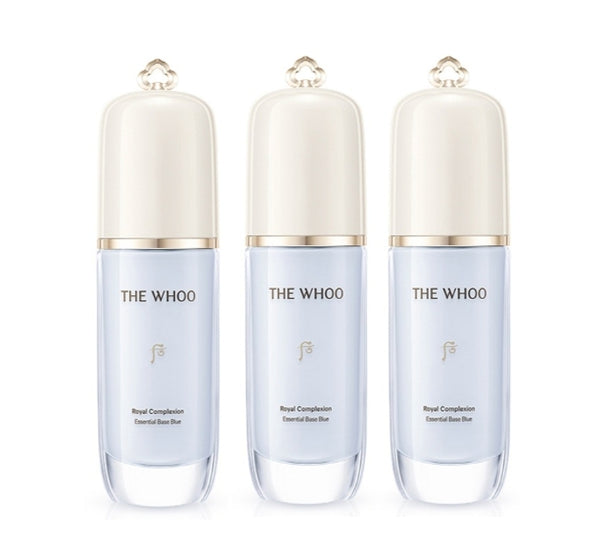 3 x The History of Whoo Gongjinhyang:Mi Royal Complexion Essential Base Blue 30ml from Korea