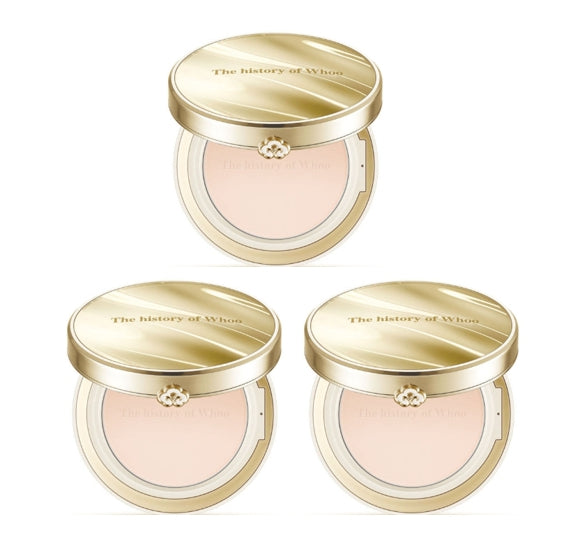 3 x The History of Whoo Gongjinhyang:Mi Two Way Pact 13g, 2 Colours from Korea