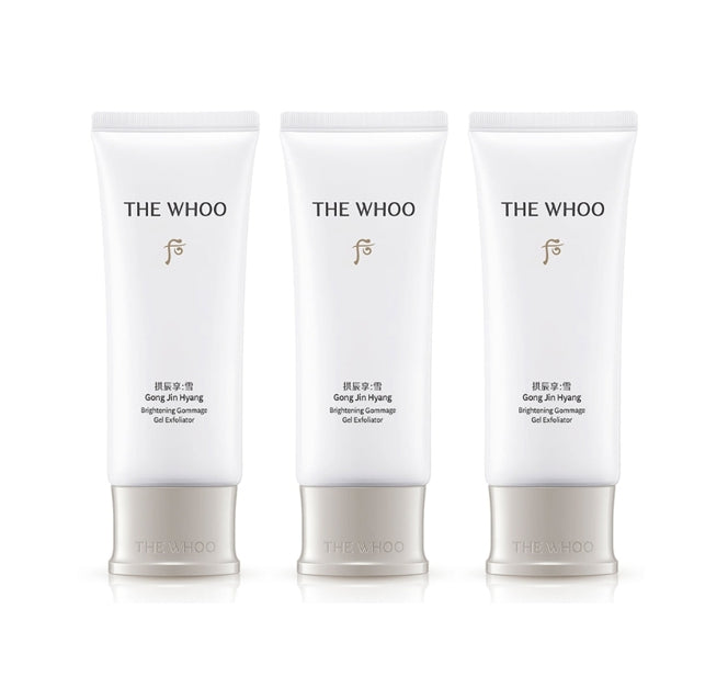 3 x The History of Whoo Gongjinhyang:Seol Brightening Peeling Gel 100ml from Korea