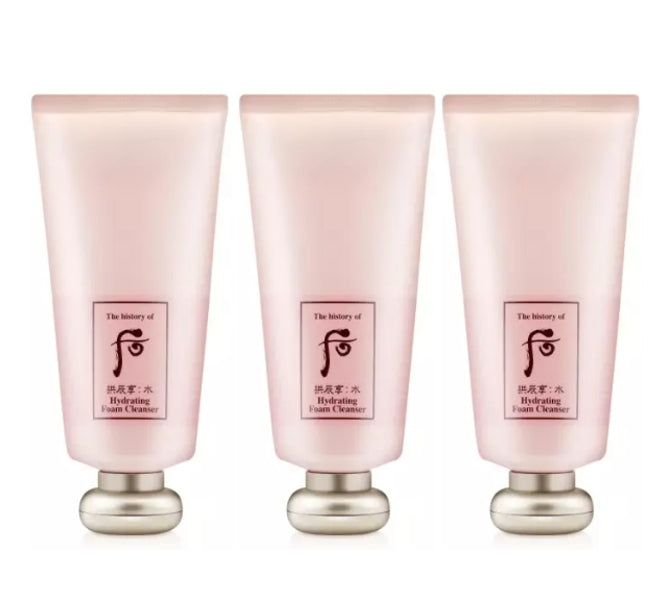 3 x The History of Whoo Gongjinhyang:Soo Sooyeon Hydrating Foam Cleanser 180ml from Korea
