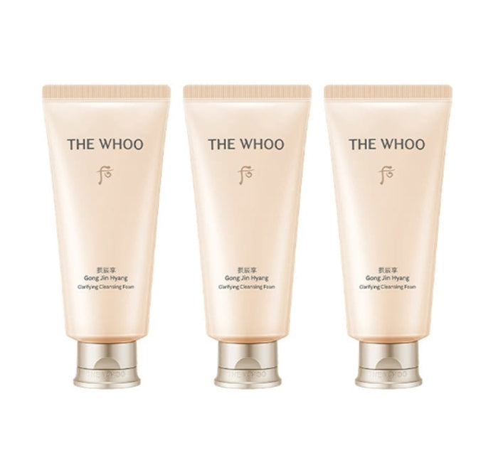 3 x The History of Whoo Gongjinhyang Clarifying Cleansing Foam 180ml from Korea