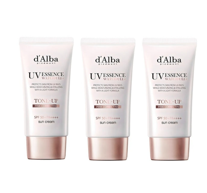 3 x d'Alba Waterfull Tone-Up Sun Cream SPF50+ PA++++ 50ml from Korea by d'Alba