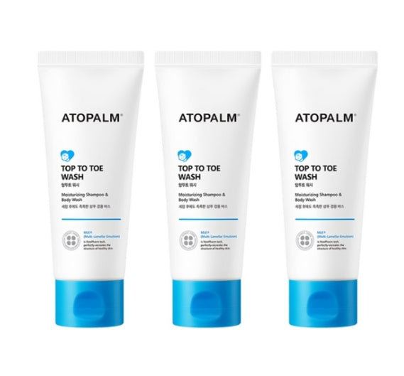 3 x ATOPALM Top To Toe All-in-One Wash 100ml from Korea by ATOPALM