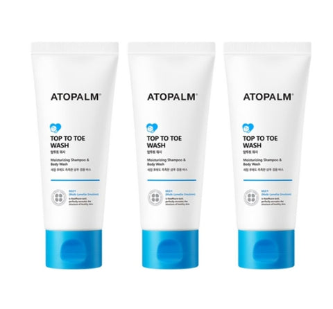 3 x ATOPALM Top To Toe All-in-One Wash 100ml from Korea by ATOPALM