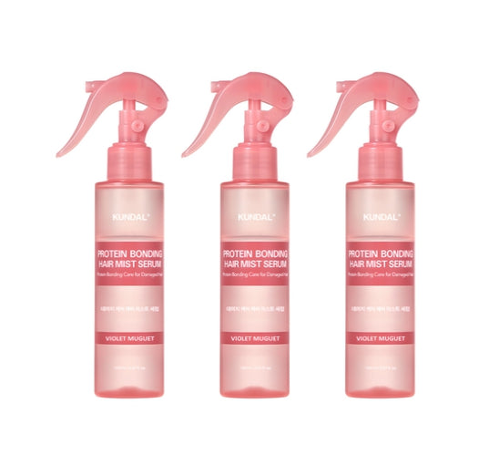 3 x KUNDAL Protein Damage Care Hair Mist Serum 150ml