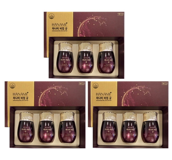 3 x LG H&H Vital Garden HANAMI BCOM GUNG Set (3 Bottles) from Korea