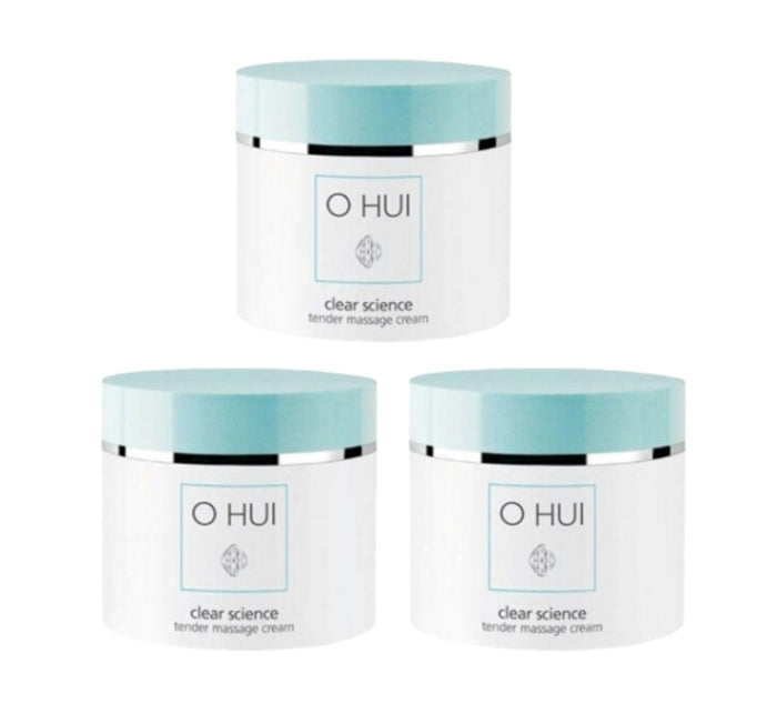 3 x O HUI Clear Science Tender Massage Cream 230ml from Korea