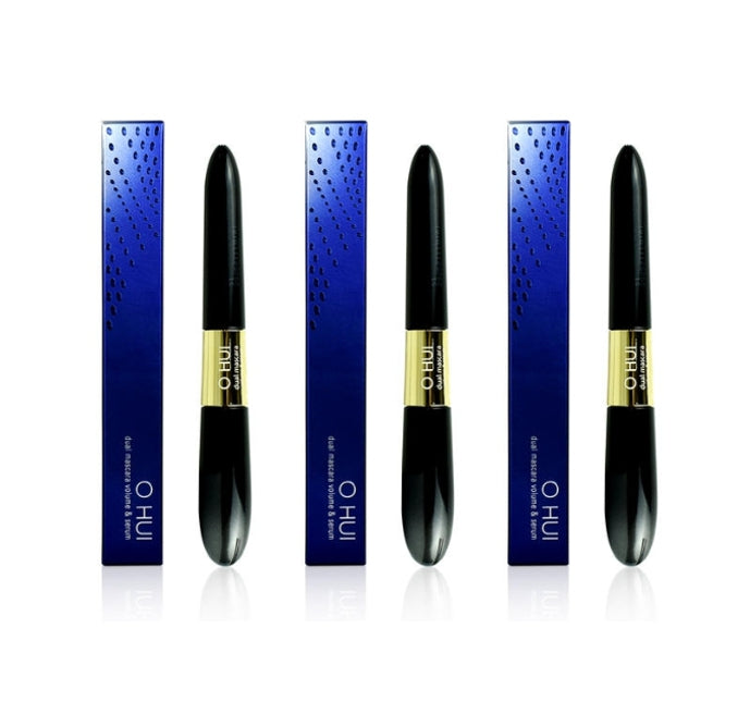 3 x O HUI Dual Mascara Volume & Serum 10g from Korea