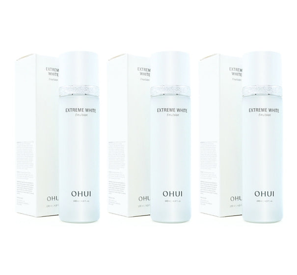 3 x O HUI Extreme White Emulsion 130ml from Korea