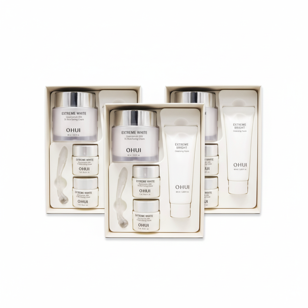 3 x O HUI Extreme White Niacinamide 10 TX Melatoning Cream Jan. 2026 Set (4 Items) from Korea