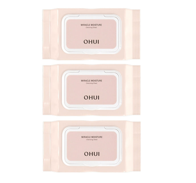 3 x O HUI Miracle Moisture Cleansing Sheet (60 Sheets) from Korea