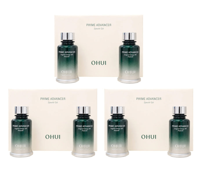 3 x O HUI Prime Advancer Original Energy 100 Ampoule Duo Aug. 2026 Set (2 Items) from Korea