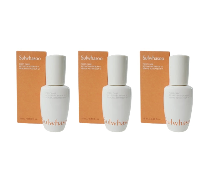 [For Testing] 3 x Sulwhasoo First Care Activating Serum 6 Generation 15ml Korea by Sulwhasoo