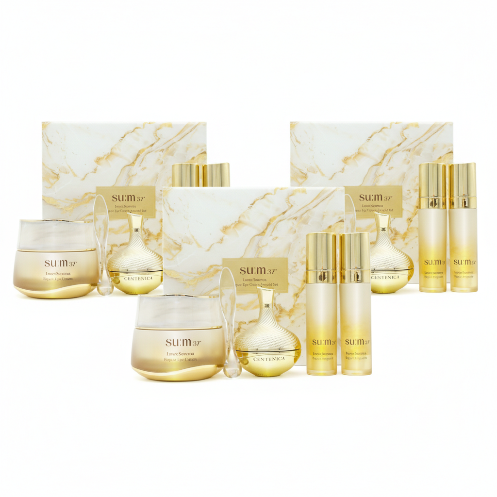 3 x Su:m37 LosecSumma Repair Eye Cream Jan. 2026 Set (4 Items) from Korea